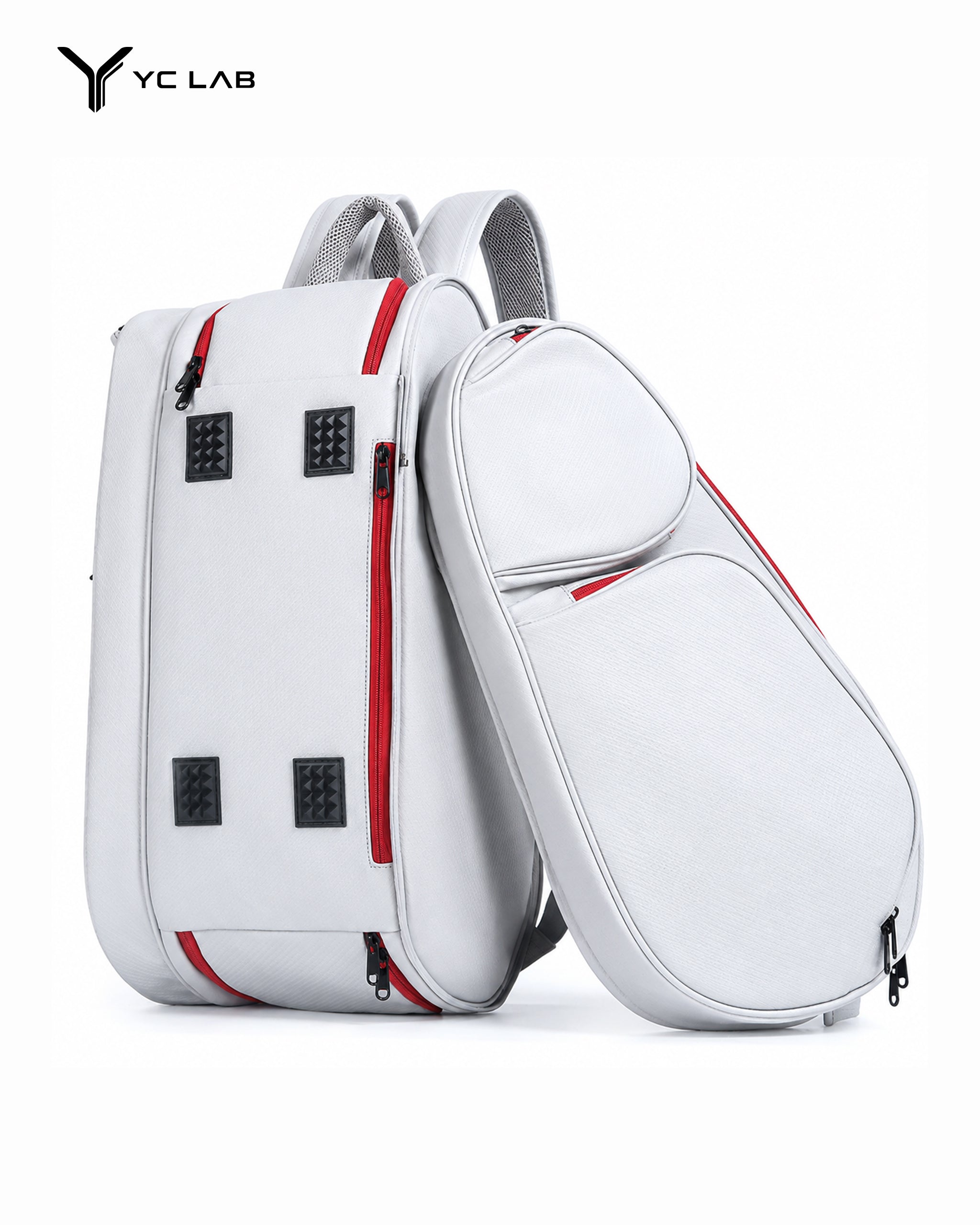 YC LAB Carbon Fiber Sports Equipment Backpack | Multi-Compartment Pickleball & Padel Gear Bag | Custom Logo Available