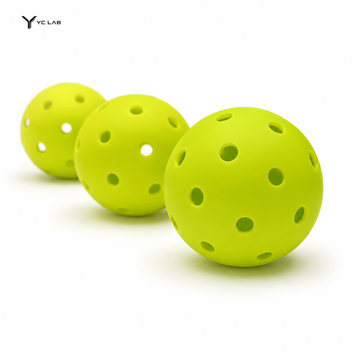 YCLAB 40-Hole Performance Pickleball | TPE + PE Construction