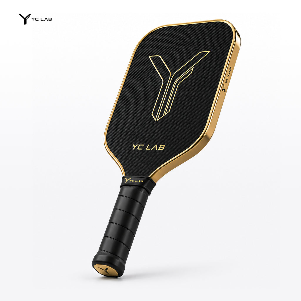 YM01 FlowCore™ Thermoformed Pickleball Paddle | EVA+MPP Core | 3K Carbon Fiber | Diamond Surface