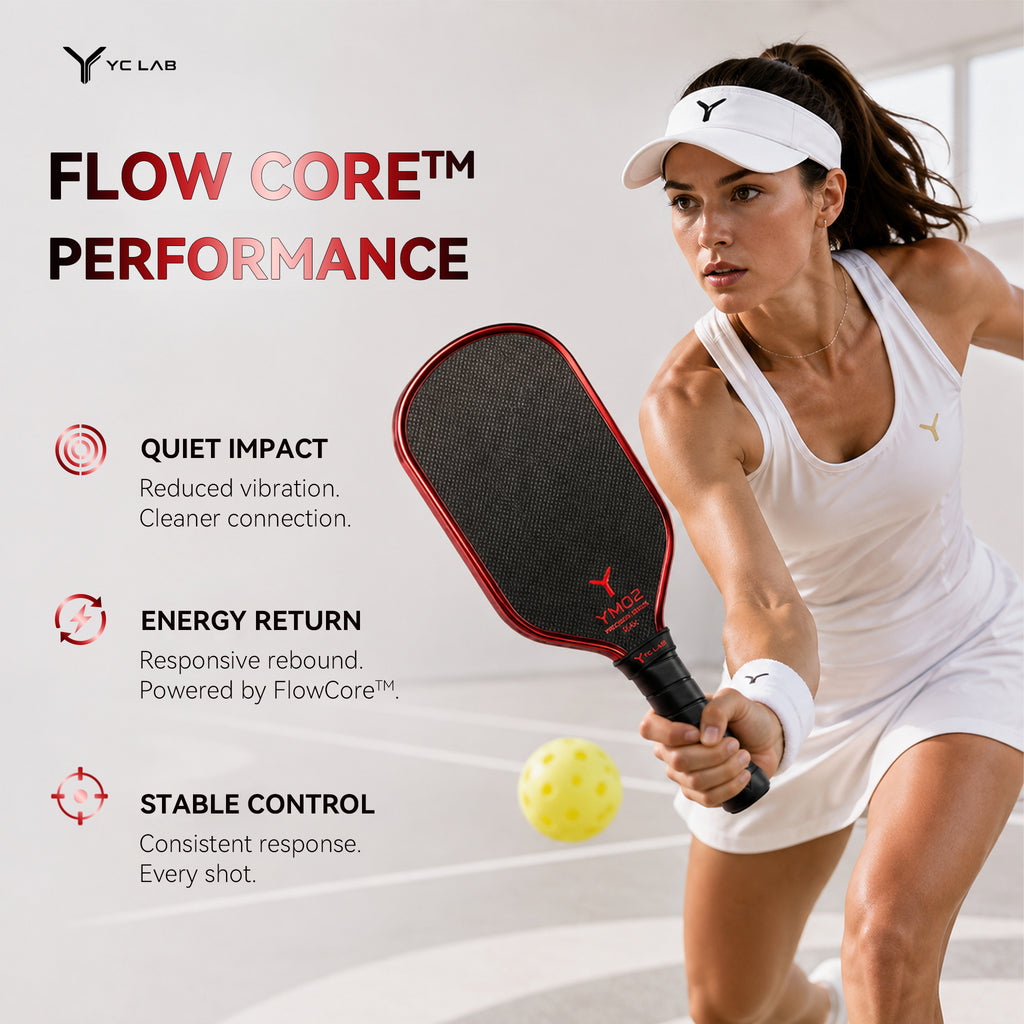 YM02 FlowCore Titanium Pickleball Paddle